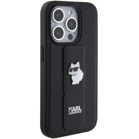 Karl Lagerfeld iPhone 15 Pro Max -puhelinkuori Gripstand Saffiano