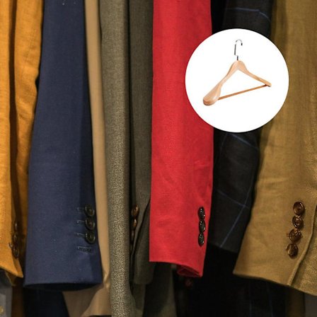 Hopfällbar Klädställ Klädhängare för Kostym Byxor Resehängare Klädställ Trä Klädhängare Baddräkt Hängare