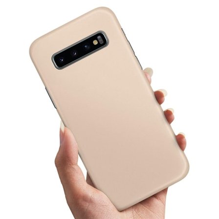 Samsung Galaxy S10 Plus - Cover/Mobilcover Beige