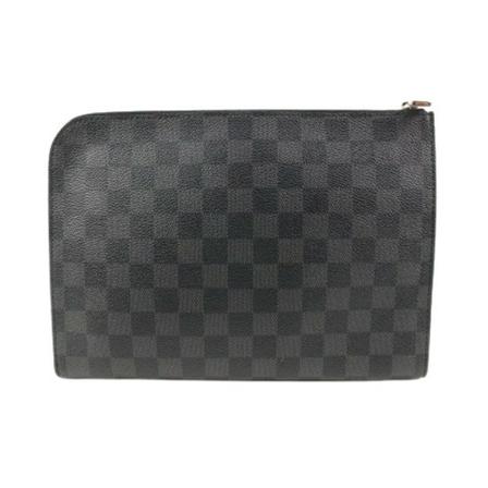 Louis Vuitton Vintage Pre-owned Leather louis-vuitton-Tass , Zwart , Dames , Maat: ONE Size Vintage Tassen