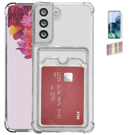 Samsung Galaxy S22 5G - Korttikotelo Suoja Läpinäkyvä