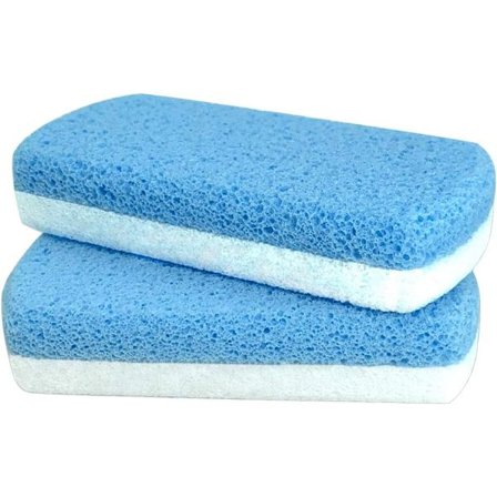Glas pimpsten til fødder, fjerner hård hud og fodskrubber & Pedicure Exfoliator Tool Pack of 2
