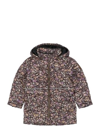 mikk-line | Long Puffer Jacket Aop Rec. | 104