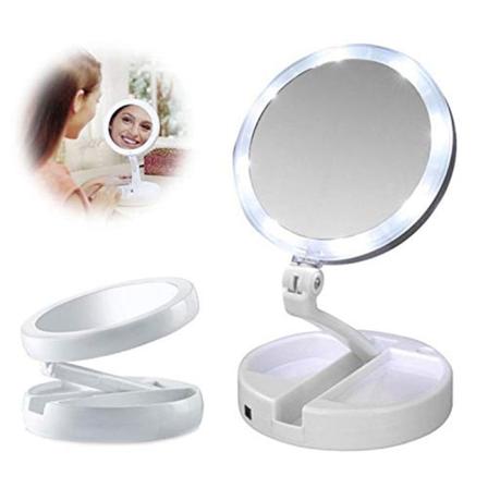 Kannettava taitettava 1x/10x suurennus LED-valo syttyy