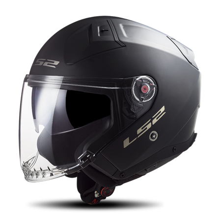 LS2 OF603 INFINITY II Öppen Hjälm Mattsvart XXL