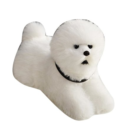 Bichon Frise -pentu, täytetty, söpö simulaatio, pehmokoira, lahja, syntymäpäiväkoriste (S,2)