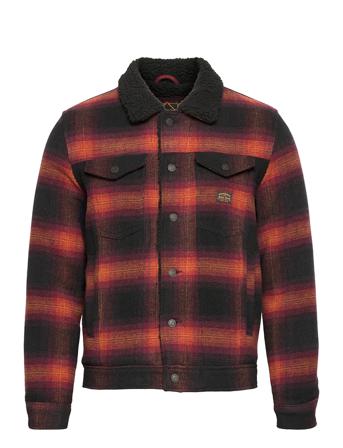 Highwayman Wool Sherpa Trucker Black Superdry