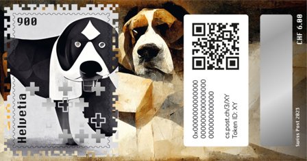 Schweiz - Rocky - Kryptofrimærke