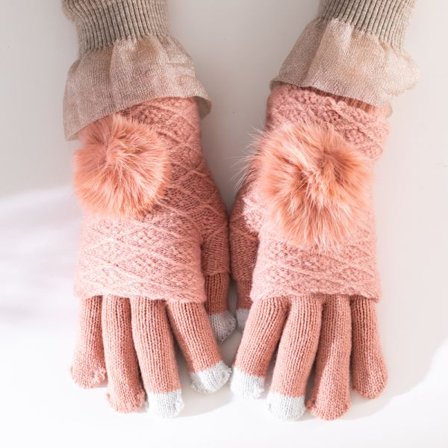 Kvinners og menns USB-oppvarmede hansker Votter Vinterhender Varme Laptop