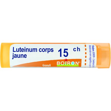 Boiron Luteinum Corps Jaune Granuli 15Ch Tubo 4g
