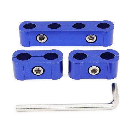 3kpl/ set auton sytytystulppien johtopuristimen erotin SININEN SININEN