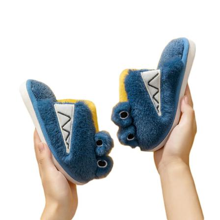 Kvinnors Flat Fuzzy Tofflor Slip On House Skor