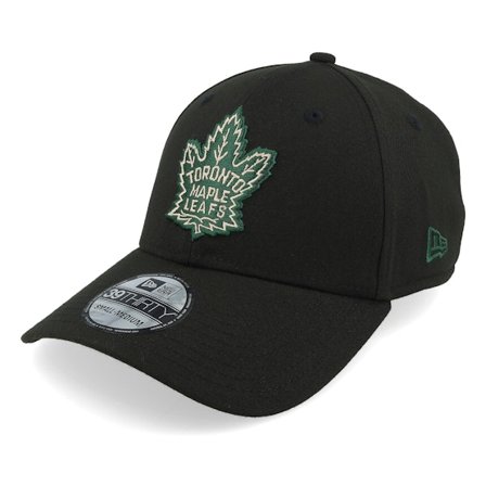 New Era - NHL Zwart flexfit Cap - Hatstore Exclusive x Toronto Maple Leafs 39THIRTY Black Flexfit @ Hatstore