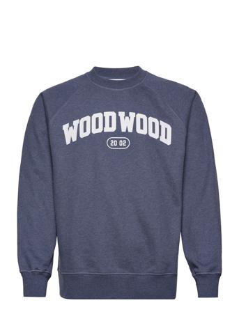 Hester Ivy Sweatshirt Sweatshirt Trøje Blå Wood Wood