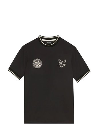 Lyle & Scott Football T-Shirt - Black - 164-170