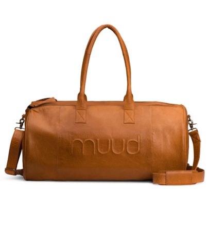 Muud Drew Weekendbag-XL Skinn Whisky