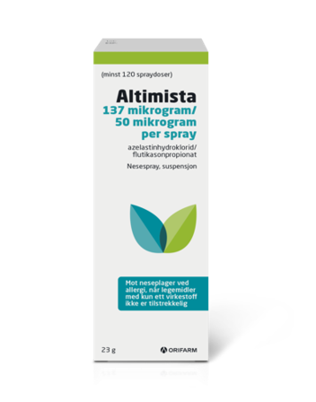 Altimista 137+50 mcg/dose nesespray 120 doser