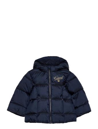 D1. Script Shield Puffer Jacket Blue GANT