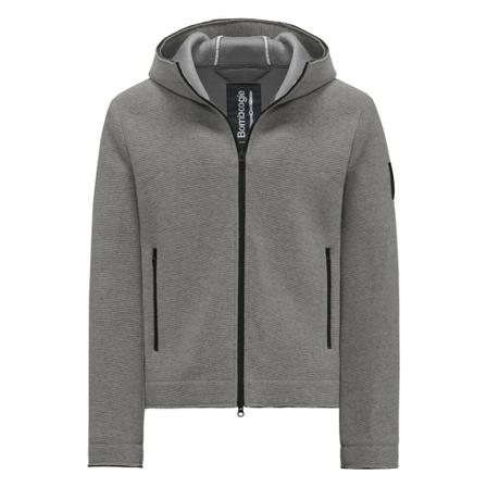 BomBoogie, Boiled Wool Jacket with Zip Grijs, Heren, Maat:M