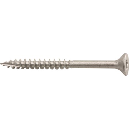 Proffsmagasinet 2910002 Treskrue TFT forsenket, C4 5,0 x 80 mm, T25, 700-pakning, Innfesting