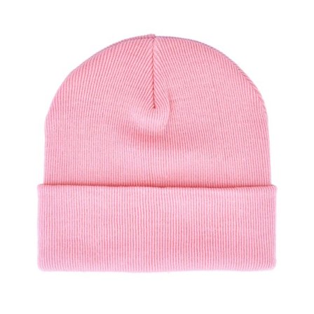 Beechfield - Rosa cuff Beanie - Classic Pink Cuff Blank Beanie @ Hatstore