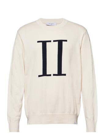 Encore Cotton Intarsia Knit Svetari Collegepaita Kermanvärinen Les Deux