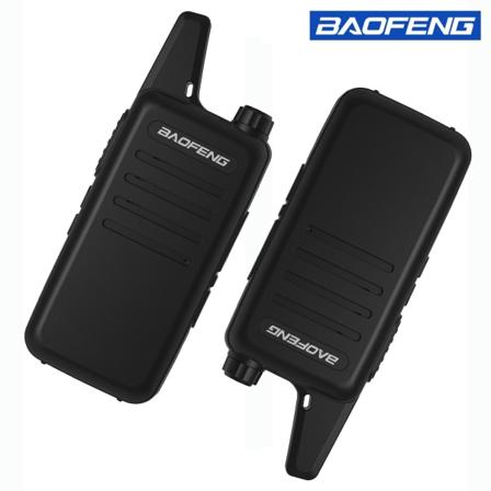 2 kpl Baofeng VT-C2 UHF-vaellusharrastajan minikäsipuhelin 2 watin minikäsipuhelin joululahjaksi Black