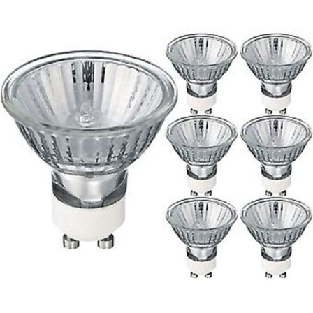 Gu10 Halogen Spotlights Lampor 35w 220-240v 2700k Varmvit Dimbar 6-pack [Energiklass G]