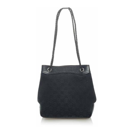 Gucci Vintage Shoulder Bags Sort, Dame Vintage Tasker, Størrelse: ONE Size