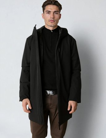 Clean Cut Copenhagen Mathias Coat - Black - XXL