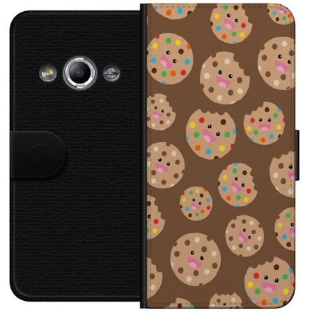 Kompatibelt Lommeboketui til Samsung Galaxy Xcover 3 Gladekaker med sjokolade og fargerike strøssel