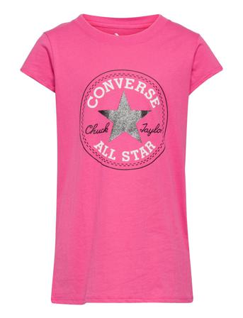 Chuck Patch Tee T-shirts Short-sleeved Rosa Converse