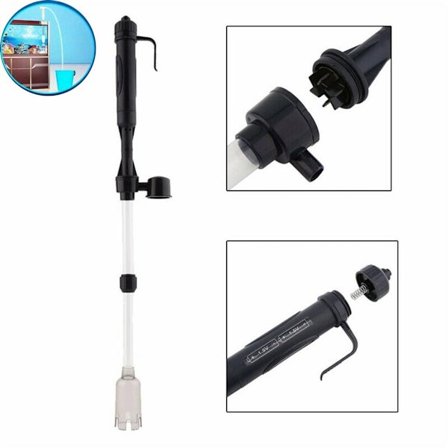 Elektrisk akvarie-støvsuger Siphon-drevet grusvand