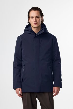 NN07 Blake Hood Jacket male Blue Polyester