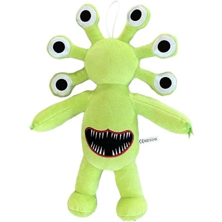 6-ögd konstig plyschleksak, monster plyschfylld, skräckspel plyschdocka, känslomässig liten monster plyschleksak, mjukt gosedjur