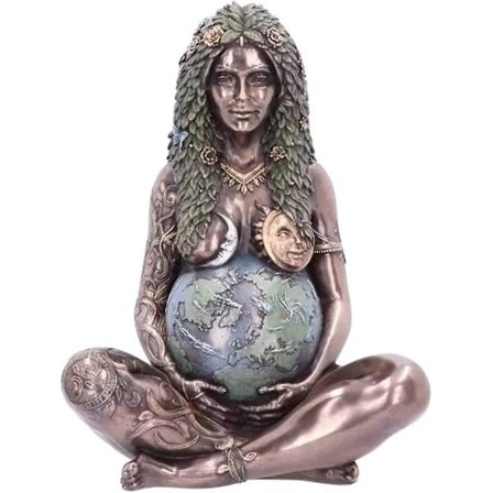 Millennial Gaia Statue Moder Jord Påskepynt