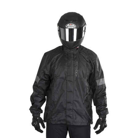 Regenjacke Alpinestars Hurricane Schwarz M