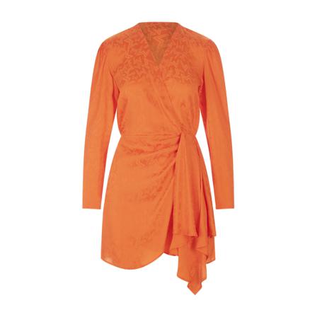 Msgm Kjole Orange, Dame