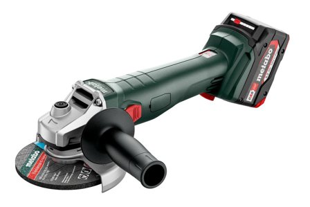 Metabo W 18 L 9-125 Q Vinkelsliper med batteri og lader, Maskiner