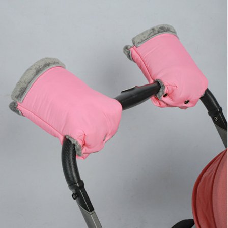 1 par barnevognshandsker, varme handsker, sort, 150