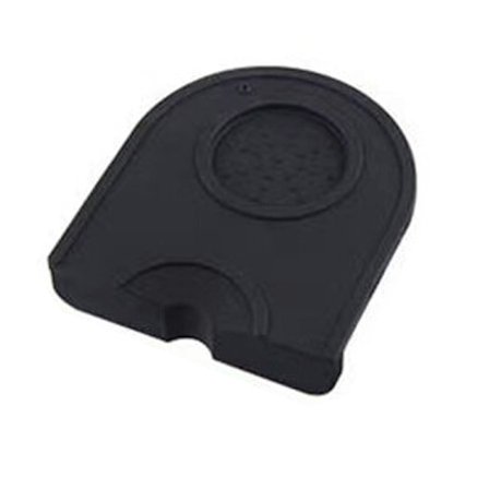 Livsmedelsgodkänd Silikon Kaffepress Pad Luktfri Dubbelspår Tamper Matta för Hem Café Svart S 14x12.5x0.6/5.5x4.9x0.24in