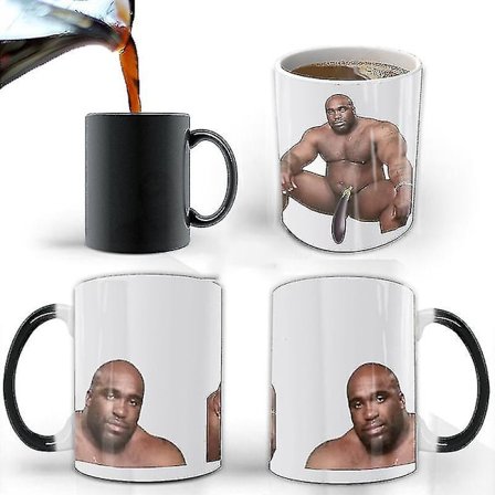 Fargeskiftende kaffekopp, personlig magisk krus Tao