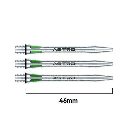 Winmau Astro Aluminium Shafts | Winmau.com Medium / Green