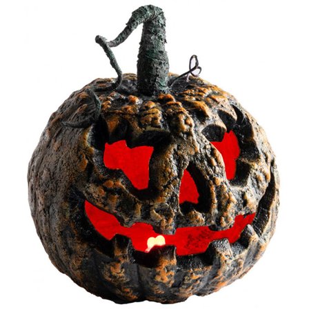Halloween Pumpa med Lysande Ögon