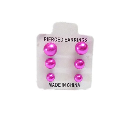 Örhängen 3-Pack Cerise