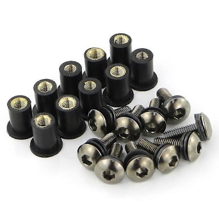 Vindskjerm Bolter Skruer For Yamaha Fz1 Fzs1000 Fazer Fz6r Fz6 Fz8-n S Fazer8 Fz16 Fjr 1300 Tdm 900 Tracer 900 Fj-09 Stål Titanium