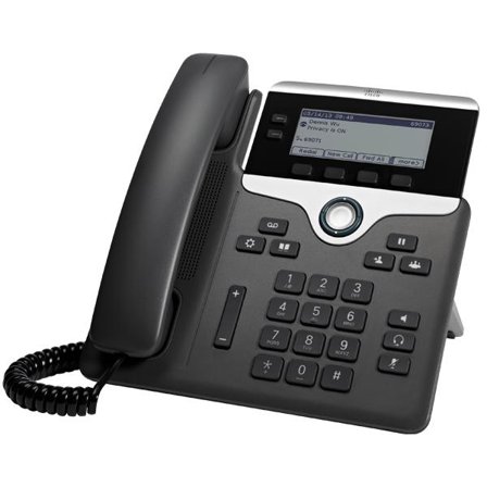 Cisco IP Phone 7821 - VoIP-telefon - SIP, SRTP - 2 linjer -
