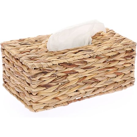 Vandhyacint Ansigtsvæv Cover Dekorativ Håndvævet Papirholder, Husholdnings Væv Opbevaringsorganisator Væv Papirholder