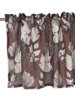 Multibåndskappe Montana bladmønster Vinrød