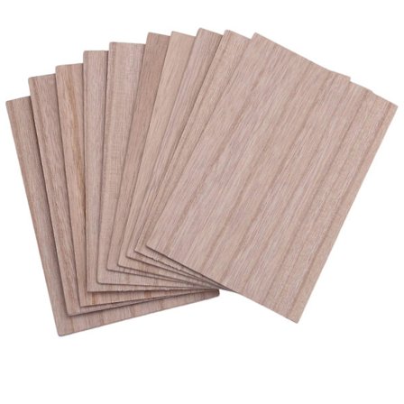 10 stk Balsa Treplater Treplate 150*100*2mm Kompatibel Hus Skip Håndverk Modell Diy(Trefarge)